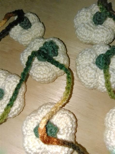 Pumpkin Garland Crochet Fall Decor Crochet Pumpkin Decor | Etsy