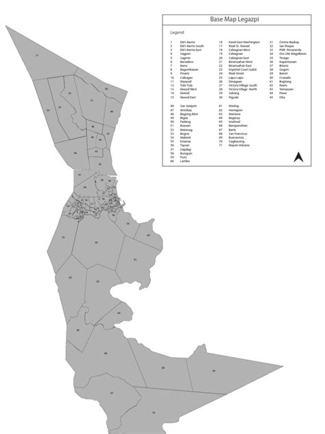 Barangay Map of Legazpi City