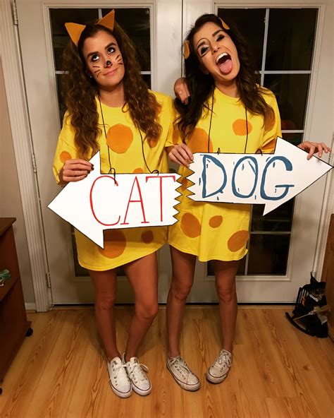 cat-dog halloween costume insta: saraolivass Halloween Custumes, Cute Group Halloween Costumes ...