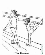 Ballet Coloring Pages sketch template