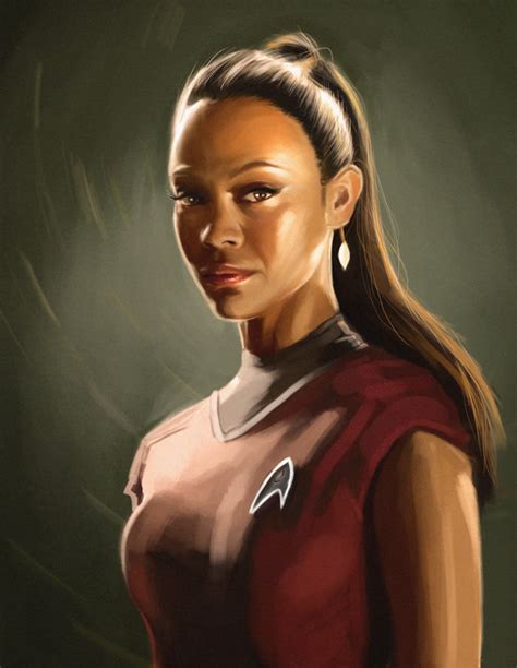 Zoe Saldana Star Trek by farooky on DeviantArt