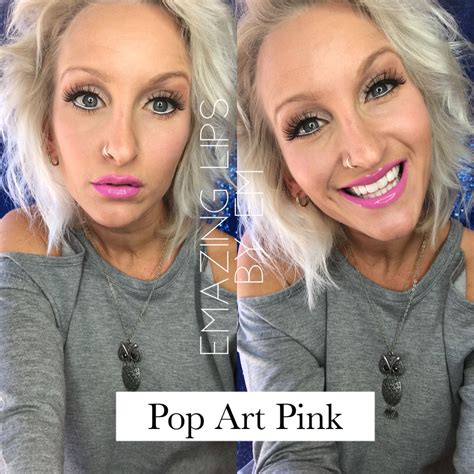 Pop Art Pink selfie The new Prism LipSense colors Mod Magenta Pop Art Pink Midnight Muse Skyline ...