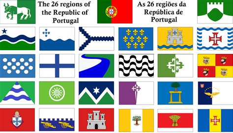 Flags of the regions of Portugal : r/vexillology