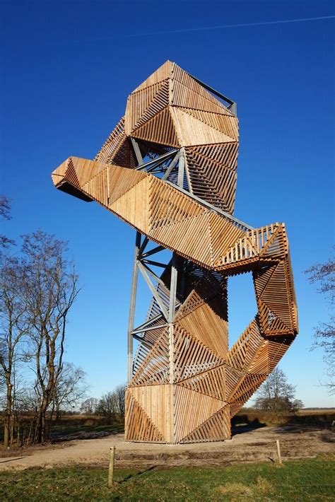 Unique Metal And Wood Observational Tower In Netherlands By Ateliereen ...