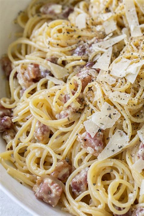 Easy and Delicious Carbonara Recipe | Recipe | Carbonara recipe, Easy ...