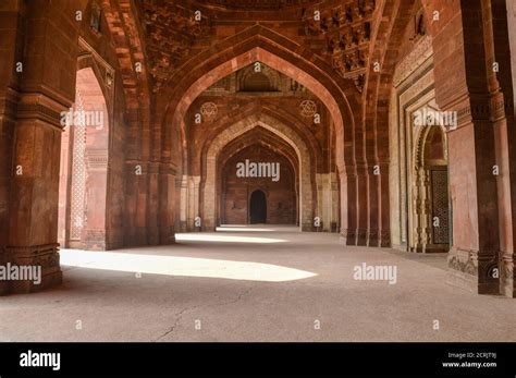 A mesmerizing view of architecture of old fort from inside Stock Photo - Alamy