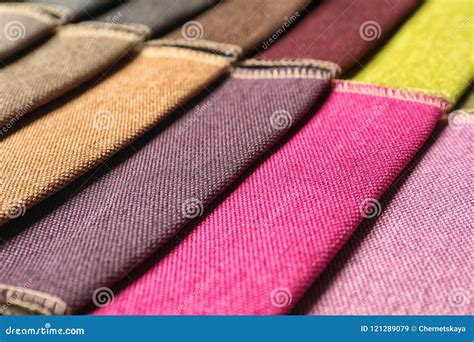 Fabric Samples Of Different Colors As Background Royalty-Free Stock Image | CartoonDealer.com ...