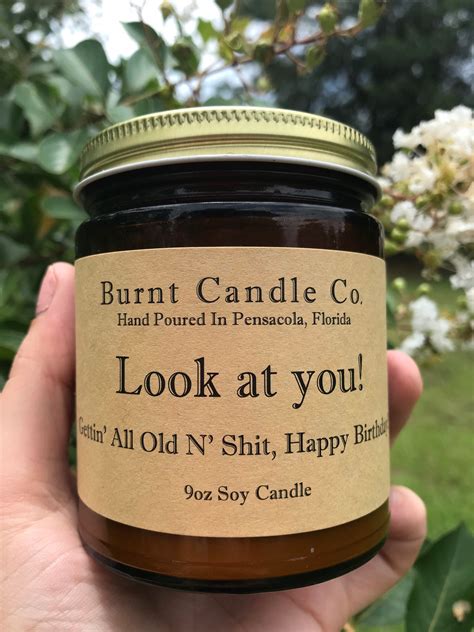 Happy Birthday Candle Birthday Humor Gift Funny Candle Over | Etsy