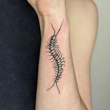 14 New Centipede Tattoos That Can Scare You - Tattoo Twist