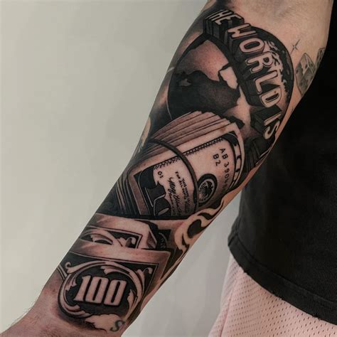 Top more than 75 100 dollar bill tattoo stencil - in.cdgdbentre