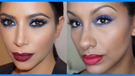 Blue And Red Eye Makeup Tutorial | Saubhaya Makeup