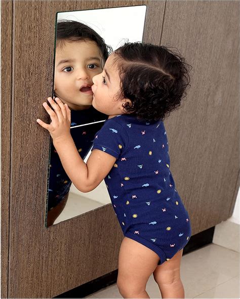 Amazon.com: NKJVE Shatterproof Mirror For Kids,Full Length Mirror For ...