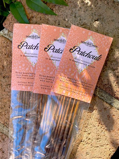 Patchouli Incense Sticks Sweet Patchouli Handmade for Attraction, Raise ...