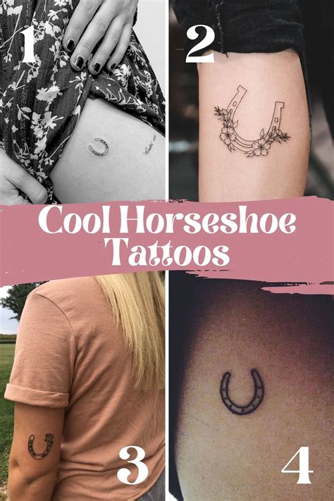 23 Lucky Horseshoe Tattoo Ideas + Designs - Tattoo Glee