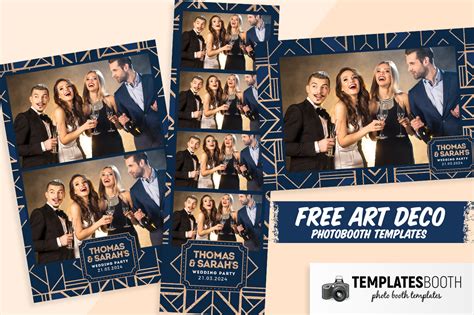 Free Art Deco Photo Booth Template - TemplatesBooth