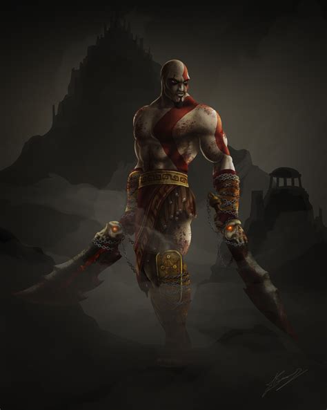 Kratos - God of War by Jazza on Newgrounds