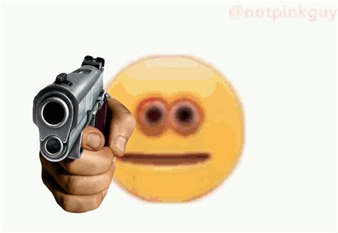 Cursed Emoji Gun Gif Cursed Emoji Gun Angry Descubre Comparte Gifs | My ...