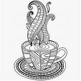 Coffee Cup Coloring Pages At GetColoringscom  Free Printable sketch template