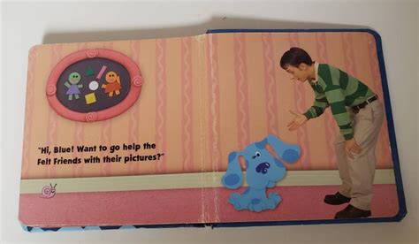 Blues Clues Blue's Felt Friends/vintage 1999 Board - Etsy