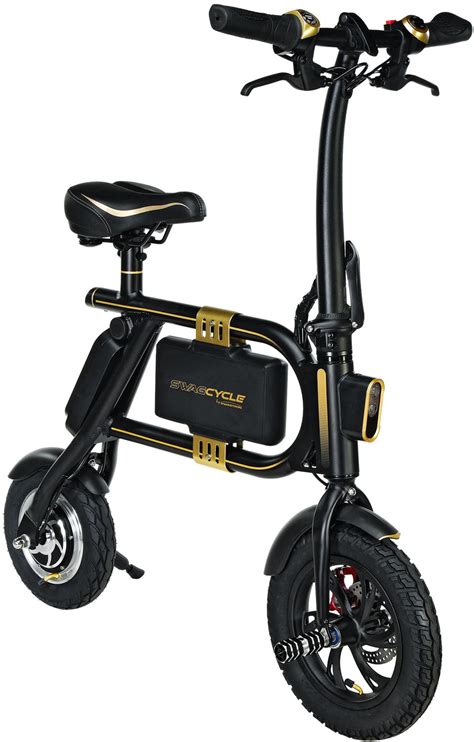 Swagtron Black SwagCycle Electric Bike - PCM-30512-2