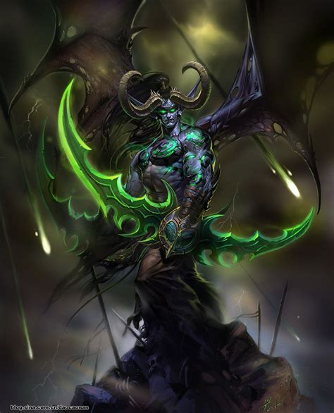 Illidan #Warcraft Fantasy Artwork, Dark Fantasy Art, Fantasy World, Dota Tattoo, Illustration ...