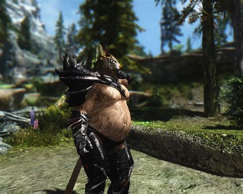 More Fat Khajiit shots he seems to be quite popular at Skyrim Nexus ...