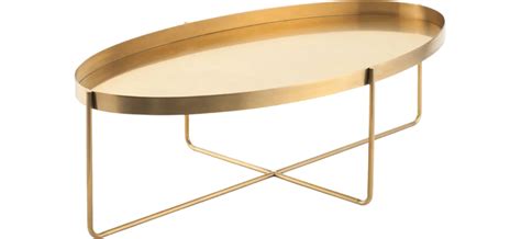 Gaultier, Coffee Table, Gold | Mesas de centro, Mesas