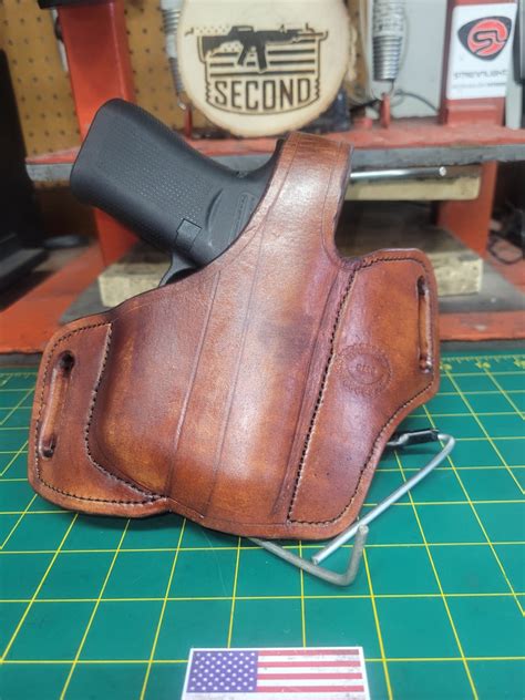 Leather Holster for Glock G43X Withtlr6 OWB RH - Etsy