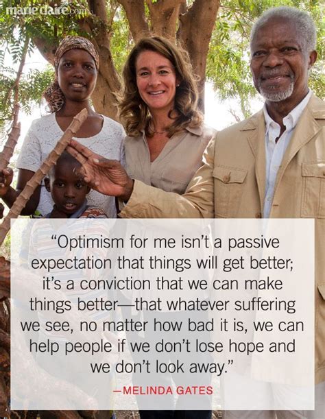 Inspirational Quote: Melinda Gates Quotes Bill and Melinda Gates Foundation Marie Claire ...