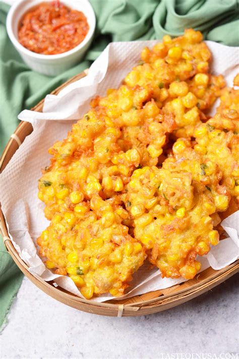 Bakwan Jagung (Indonesian Corn Fritters) - Taste of Nusa