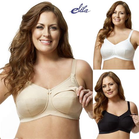 Elila Cotton Softcup Nursing Bra--Nude