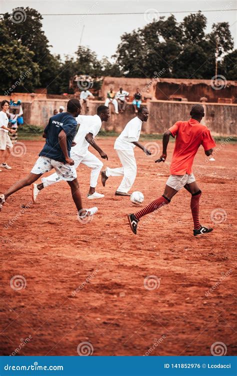 Black Kids Playing Soccer