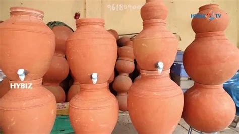 Brown Village Decor Handmade earthen Natural Clay Drinking Water Pot at ...