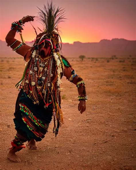 tribal chaman dancing as vegetation and flowers grows | Stable Diffusion | OpenArt