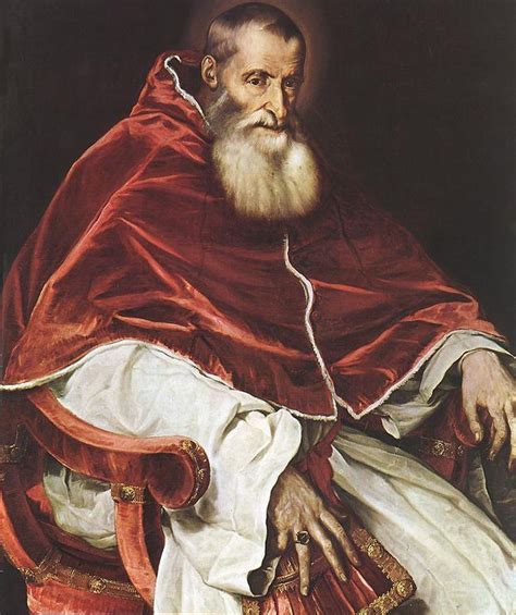 Portrait of Pope Paul III by TIZIANO Vecellio #art | TIZIANO Vecellio ...