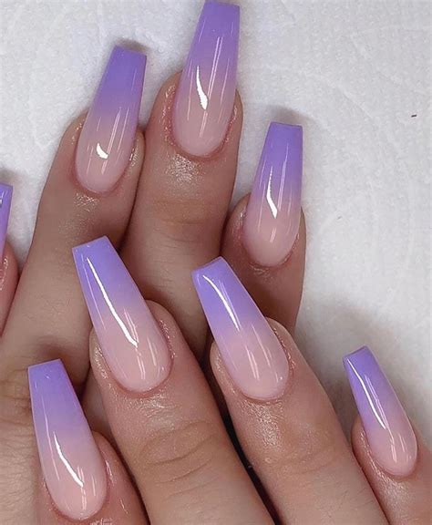 Ombré Purple Press on Nails - Slaylebrity