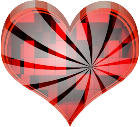 Black And Red Hearts Clipart