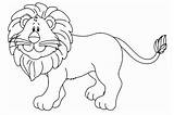 EARLY EDUCATION  Coloring lion Pictures sketch template