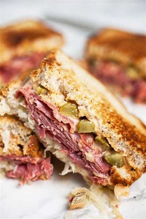 Reuben Sandwich with 1,000 Island Dressing | The Rustic Foodie ...