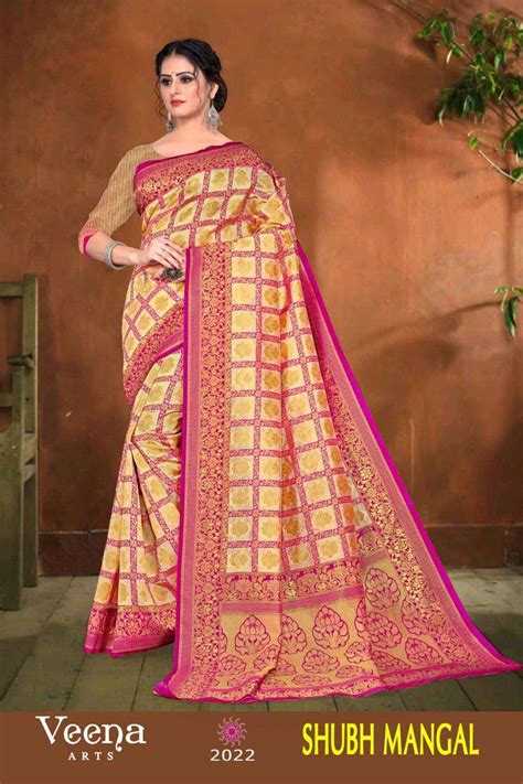 Veena Arts Shubh Mangal Silk Fancy Sarees Collection