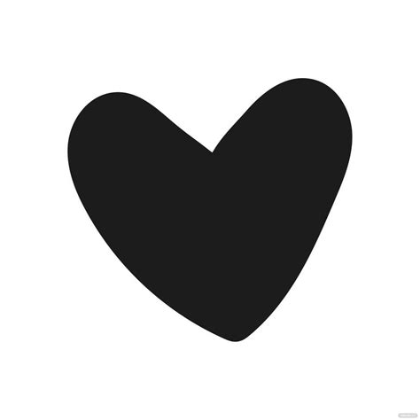 Black Heart Clipart in Illustrator, SVG, JPG, EPS, PNG - Download ...