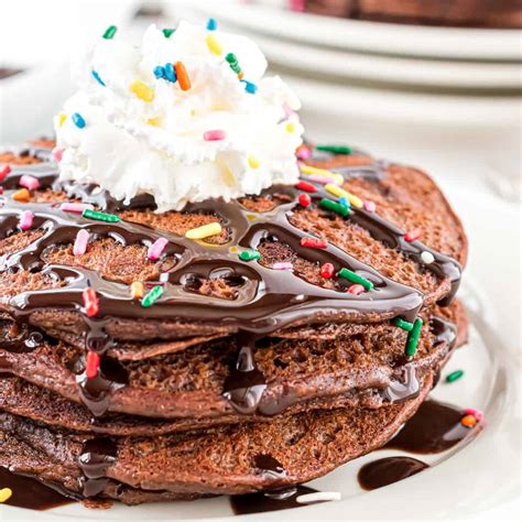 Brownie Pancakes • Pancake Recipes