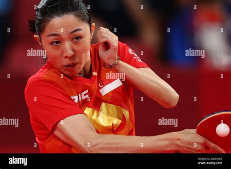 Tokyo 2020 Olympics - Table Tennis - Women's Singles - Last 16 - Tokyo ...