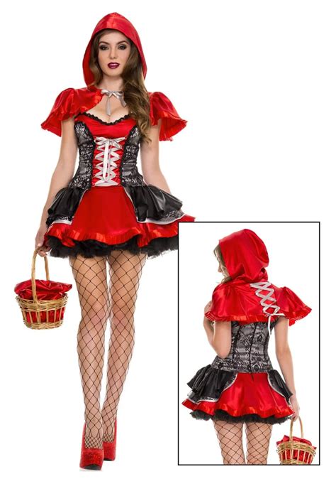 Adult Little Red Riding Hood Costume 3S1368 Halloween Sexy Cosplay Fairy Girl Costume-in Sexy ...