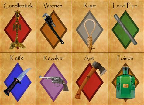 Clue - Weapons by droo216 on DeviantArt