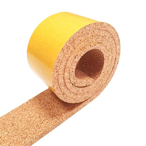 Self-adhesive cork tape 6mm x 50mm x 30m - Self adhesive cork strips ...