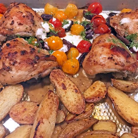 Greek Oven Roasted Chicken Thighs – Foodsmiths