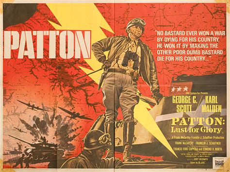 Patton Original 1970 British Quad Movie Poster - Posteritati Movie Poster Gallery