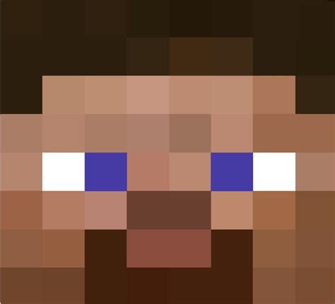 Minecraft Steve Head Template