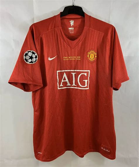 Cristiano Ronaldo Man United 2008 Champions League Final Jersey ...